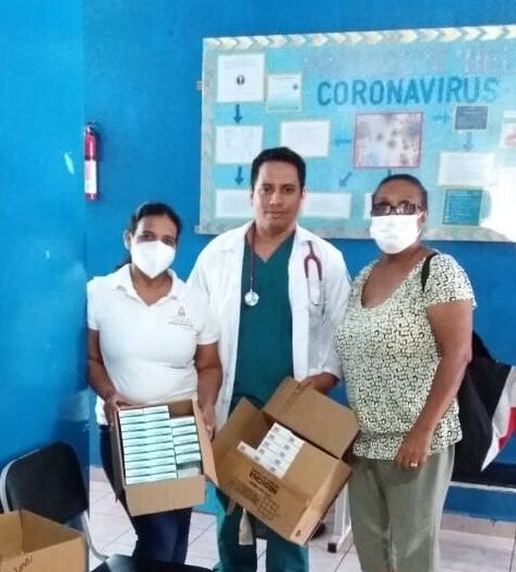 Medicine donated to Centro de Salud Utila
